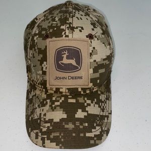 John Deere Digital Brown Camo Adjustable Ball Cap